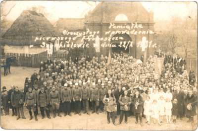 Szynkielw. Historia. Uroczyste wprowadzenie pierwszego proboszcza w dniu 22.10.1931 r